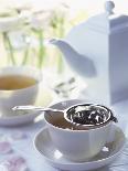 Tea Strainer on Cup of Tea-Jean Francois Hamon-Mounted Photographic Print