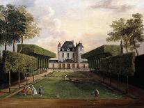 Views of the Chateau De Mousseaux and its Gardens-Jean-Francois Hue-Laminated Giclee Print