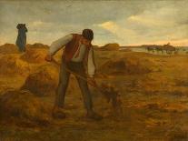 Classical Landscape with a Woman Carrying a Child, C.1650-75-Jean Francois I Millet-Framed Giclee Print