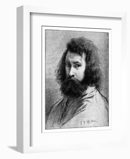 Jean-Francois Millet, 19th Century French Painter-Jean Francois Millet-Framed Giclee Print