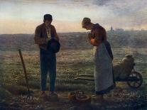 Feuille d'?des : profil et mains, ?de pour Les glaneuses (1855-56)-Jean-François Millet-Giclee Print