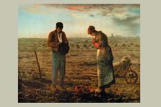 A Mother Fleeing with Two Children-Jean-François Millet-Giclee Print
