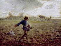 Feuille d'?des : profil et mains, ?de pour Les glaneuses (1855-56)-Jean-François Millet-Giclee Print