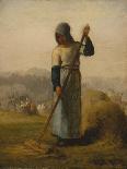The Knitting Lesson, 1869-Jean-Francois Millet-Giclee Print