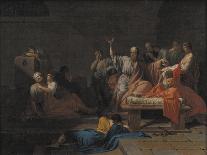 The Death of Alcestis, 1794-Jean Francois Pierre Peyron-Mounted Giclee Print