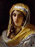 Portrait of Young Oriental Woman, 1852-Jean-Francois Portaels-Giclee Print