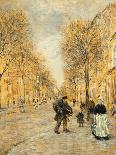 A Street in Asnieres-Jean Francois Raffaelli-Giclee Print