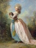 Dancer Dressed in Louis XVI Costume (Oil on Canvas)-Jean-frederic Schall-Giclee Print