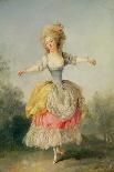 Dancer Dressed in Louis XVI Costume (Oil on Canvas)-Jean-frederic Schall-Giclee Print