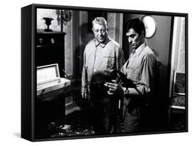 Jean Gabin and Alain Delon: Melodie En Sous Sol, 1963-Marcel Dole-Framed Stretched Canvas