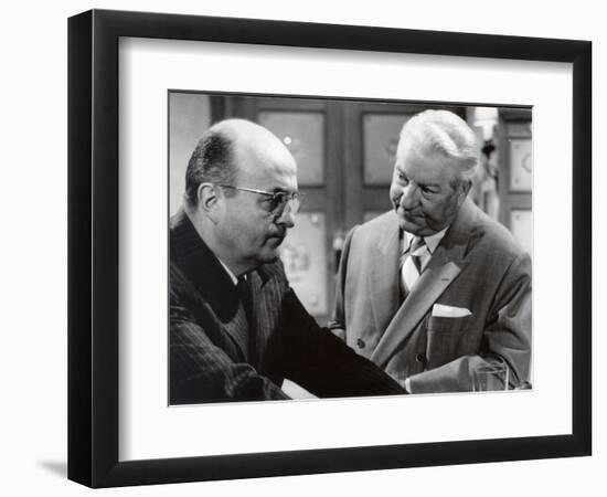 Jean Gabin and Bernard Blier: Le Cave Se Rebiffe, 1961-Marcel Dole-Framed Photographic Print