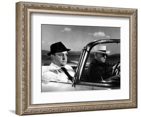 Jean Gabin and Bernard Blier: Le Cave Se Rebiffe, 1961-Marcel Dole-Framed Photographic Print