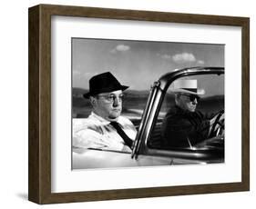 Jean Gabin and Bernard Blier: Le Cave Se Rebiffe, 1961-Marcel Dole-Framed Photographic Print