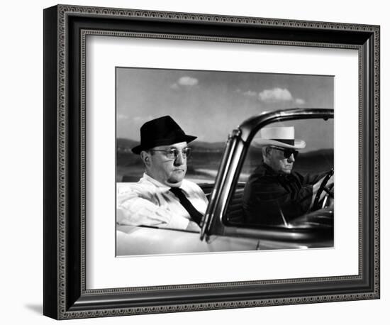 Jean Gabin and Bernard Blier: Le Cave Se Rebiffe, 1961-Marcel Dole-Framed Photographic Print