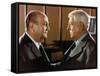 Jean Gabin and Bernard Blier: Le Tueur, 1972-Marcel Dole-Framed Stretched Canvas