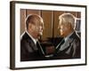 Jean Gabin and Bernard Blier: Le Tueur, 1972-Marcel Dole-Framed Photographic Print