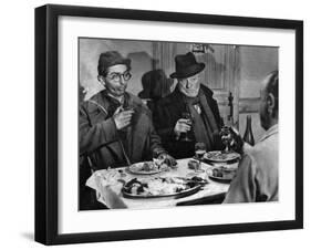 Jean Gabin and Darry Cowl: Archimède, Le Clochard, 1959-Marcel Dole-Framed Photographic Print