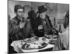 Jean Gabin and Darry Cowl: Archimède, Le Clochard, 1959-Marcel Dole-Mounted Photographic Print