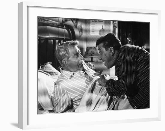 Jean Gabin and Fernandel: L'Âge Ingrat, 1964-Marcel Dole-Framed Photographic Print