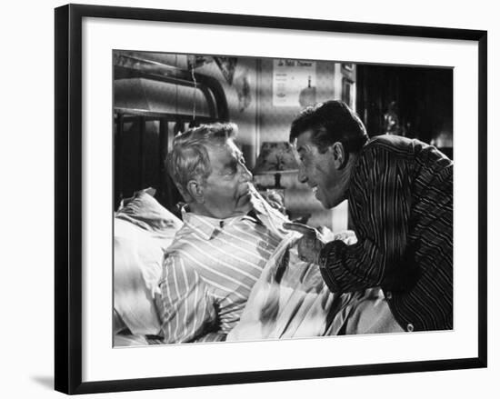 Jean Gabin and Fernandel: L'Âge Ingrat, 1964-Marcel Dole-Framed Photographic Print