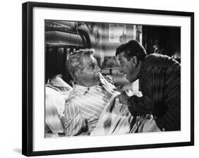 Jean Gabin and Fernandel: L'Âge Ingrat, 1964-Marcel Dole-Framed Photographic Print