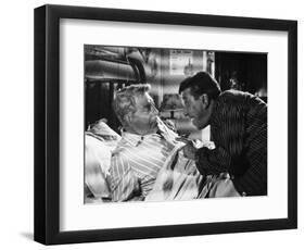 Jean Gabin and Fernandel: L'Âge Ingrat, 1964-Marcel Dole-Framed Photographic Print