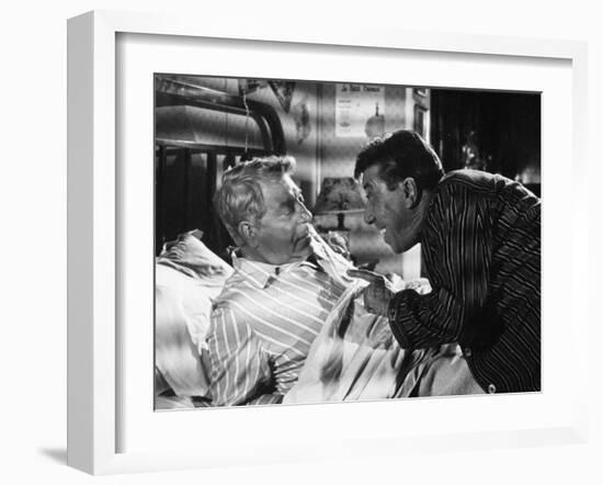 Jean Gabin and Fernandel: L'Âge Ingrat, 1964-Marcel Dole-Framed Photographic Print