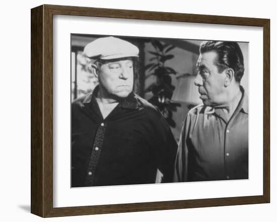 Jean Gabin and Fernandel: L'Âge Ingrat, 1964-Marcel Dole-Framed Photographic Print