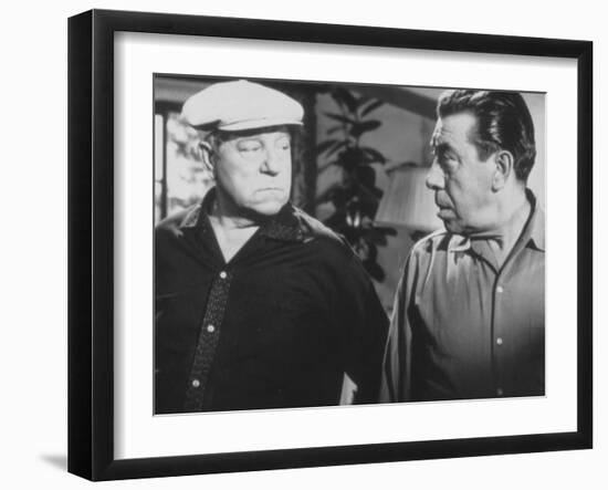 Jean Gabin and Fernandel: L'Âge Ingrat, 1964-Marcel Dole-Framed Photographic Print