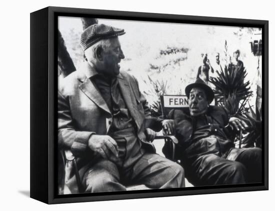 Jean Gabin and Fernandelshooting Picture: L'Âge Ingrat, 1964-Marcel Dole-Framed Stretched Canvas