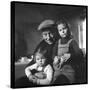 Jean Gabin and His Children-DR-Stretched Canvas