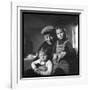 Jean Gabin and His Children-DR-Framed Photographic Print