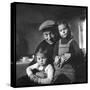 Jean Gabin and His Children-DR-Stretched Canvas