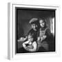 Jean Gabin and His Children-DR-Framed Photographic Print