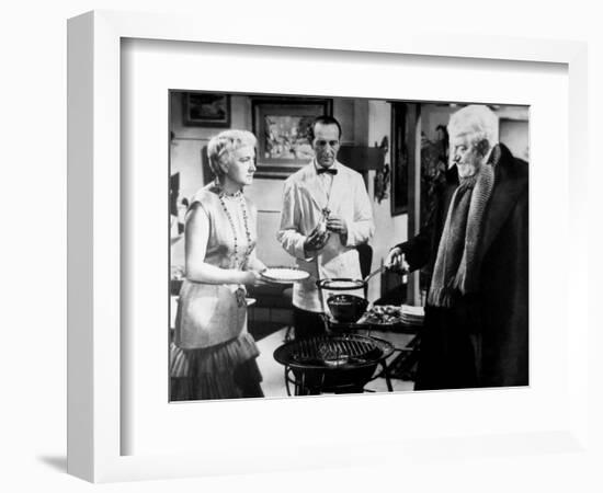 Jean Gabin and Jacqueline Maillan: Archimède, Le Clochard, 1959-Marcel Dole-Framed Photographic Print