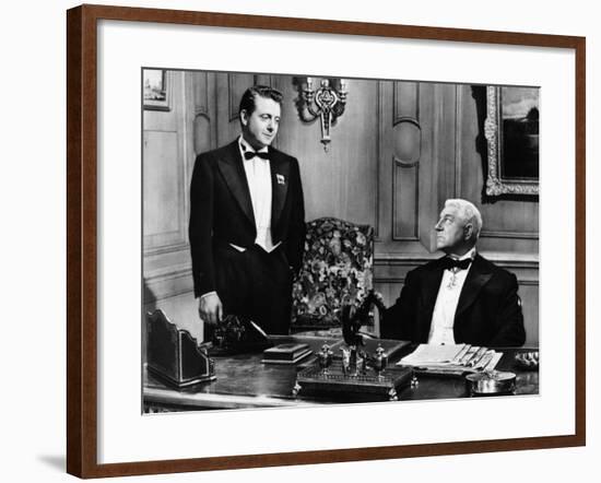 Jean Gabin and Jean Desailly: Les Grandes Familles, 1958-Marcel Dole-Framed Photographic Print