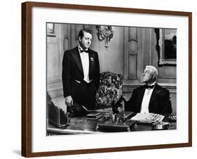 Jean Gabin and Jean Desailly: Les Grandes Familles, 1958-Marcel Dole-Framed Photographic Print