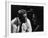 Jean Gabin and Jean Desailly: Maigret Tend Un Piège, 1958-Marcel Dole-Framed Photographic Print