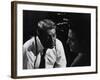 Jean Gabin and Jean Desailly: Maigret Tend Un Piège, 1958-Marcel Dole-Framed Photographic Print