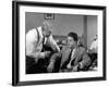 Jean Gabin and Jean Desailly: Maigret Tend Un Piège, 1958-Marcel Dole-Framed Photographic Print