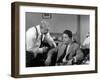 Jean Gabin and Jean Desailly: Maigret Tend Un Piège, 1958-Marcel Dole-Framed Photographic Print