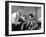 Jean Gabin and Jean Desailly: Maigret Tend Un Piège, 1958-Marcel Dole-Framed Photographic Print