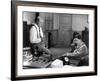 Jean Gabin and Jean Desailly: Maigret Tend Un Piège, 1958-Marcel Dole-Framed Photographic Print