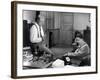 Jean Gabin and Jean Desailly: Maigret Tend Un Piège, 1958-Marcel Dole-Framed Photographic Print