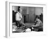 Jean Gabin and Jean Desailly: Maigret Tend Un Piège, 1958-Marcel Dole-Framed Photographic Print