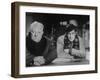 Jean Gabin and Jean-Paul Belmondo: Un Singe En Hiver, 1962-Marcel Dole-Framed Premium Photographic Print