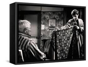 Jean Gabin and Jean-Paul Belmondo: Un Singe En Hiver, 1962-Marcel Dole-Framed Stretched Canvas