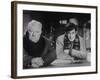 Jean Gabin and Jean-Paul Belmondo: Un Singe En Hiver, 1962-Marcel Dole-Framed Photographic Print