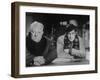 Jean Gabin and Jean-Paul Belmondo: Un Singe En Hiver, 1962-Marcel Dole-Framed Photographic Print