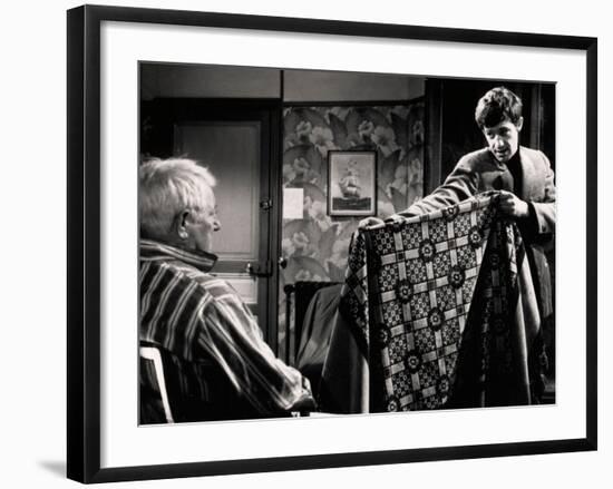 Jean Gabin and Jean-Paul Belmondo: Un Singe En Hiver, 1962-Marcel Dole-Framed Photographic Print